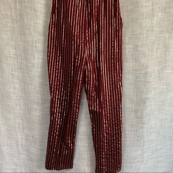 Show Me Your Mumu Striped Yvonne Metallic Jumpsuit - Picture 9 of 12